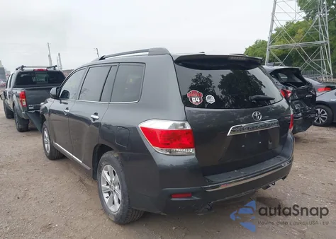 2012 Toyota Highlander Se V6 z USA, uszkodzony, nr VIN 5TDZK3EHXCS058958
